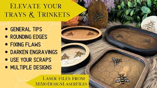 Upgrade Your DIY Crafts Advanced Techniques for LaserCut Trays and Trinkets [upl. by Enenaj177]