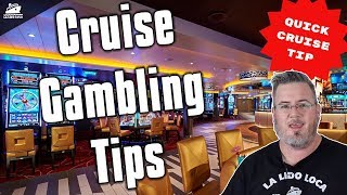 CRUISE SHIP CASINO  Cruise Gambling Tips [upl. by Sinnek7]