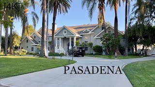 PASADENA California  driving tour 4K [upl. by Anairuy383]