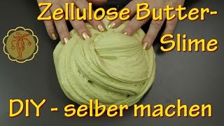 Slime Zellulose ButterSlime  selber machen  DIY [upl. by Mandi450]