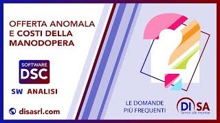 Offerta Anomala Costi Manodopera [upl. by Conti922]