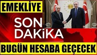 EMEKLİ EN DÜŞÜK MAAŞ ARTTI ÖDENECEĞİ TARİH SSK DUL YETİM BAĞKUR SON DAKİKA AÇIKLAMASI [upl. by Nimar895]