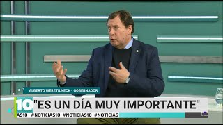 Noticias10 Mediodía hablamos en vivo con el Gobernador Alberto Weretilneck [upl. by Idisahc]