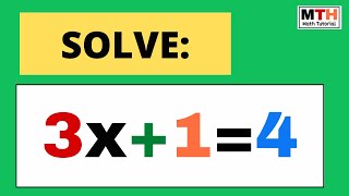 3x14 Solve the Equation  3x14 Solve for x [upl. by Ahsenad]