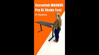 Shaking Secretlab MAGNUS Pro XL  Rasied to 40quot and 415quot High  Stablity Test [upl. by Anelrihs]