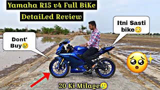 Yamaha R15 V4 Bike full Review motovlog yamaha [upl. by Ivah622]