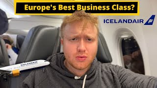 BEST Business Class in Europe  Iceland Air Business Class Review 🇮🇸 [upl. by Obmar349]