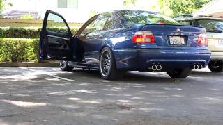 E39 M5 muffler delete [upl. by Lednyc]