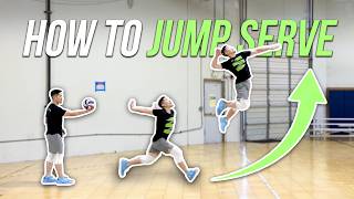 Jump Serve Technique Volleyball Tutorial 20  Toss Footwork Timing [upl. by Marylynne]