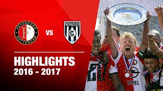 FEYENOORD LANDSKAMPIOEN  Highlights Feyenoord  Heracles Almelo  Eredivisie 20162017 [upl. by Yousuf16]