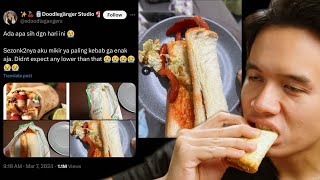 PENIPU  BELI KEBAB DIKIRIM ROTI TAWAR  VIRAL DI TWITTER   SAD FOOD [upl. by Hairahs400]