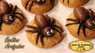 Recette de Cookies Araignées pour Halloween [upl. by Templia429]