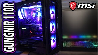 MSI MPG Gungnir 110R Gehäuse Test  Das perfekte RGBGamingGehäuse [upl. by Harp]