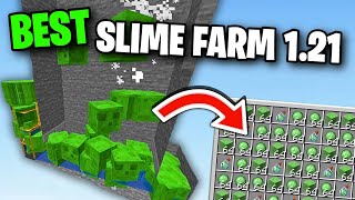 EASY SLIME FARM 121 Java Minecraft [upl. by Terrag398]