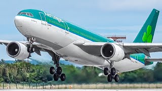 20 MINS of CLOSE UP TAKEOFFS and LANDINGS  Dublin Airport Plane Spotting DUBEIDW [upl. by Edyaj]