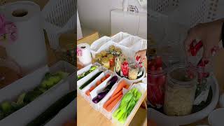 Fruits and Veggies restock for 2weeksFridge restockfridge organizer organise fridge [upl. by Ame]