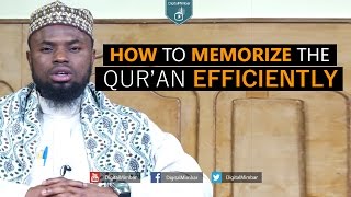 How to Memorize the Quran Efficiently  Okasha Kameny [upl. by Drus347]