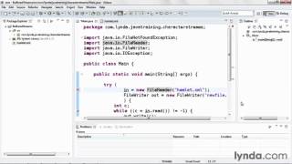 java tutorial Using Buffered Streams [upl. by Anom]