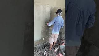 Method polishing walls shorts shortsfeed satisfying plaster [upl. by Manny]