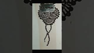 Mehandi balde se easy designshorts new youtubeshorts ytshorts subscribers [upl. by Idner359]