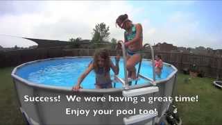 Easy How to set up a pool [upl. by Anyd]