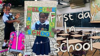 My Baby’s FIRST DAY IN PRESCHOOL  VLOG [upl. by Ainos]