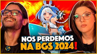 CAÍMOS EM OUTRO MUNDO NA BGS 2024 genshinimpact GenshinBGS2024 [upl. by Kitchen]