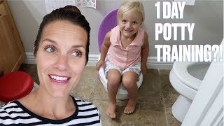 🤩 HOW TO POTTY TRAIN A TWOYEAROLD TODDLER GIRL IN ONE DAY 🚽 [upl. by Palma170]