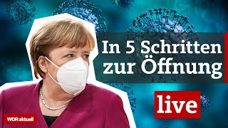 CoronaGipfel Alles zu LockdownRegeln und Lockerungen ab März im Überblick  WDR aktuell [upl. by Virgy]