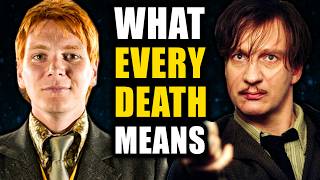 The Hidden Meaning of Every DEATH in Harry Potter [upl. by Macpherson]