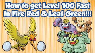 THE BEST EXP GRIND SPOT IN POKEMON FIRE RED amp LEAF GREEN  Unlimited Money [upl. by Joachim496]