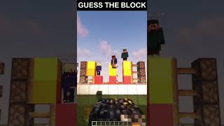 Guess The Block in minecraft shorts minecraftshorts [upl. by Assenar]