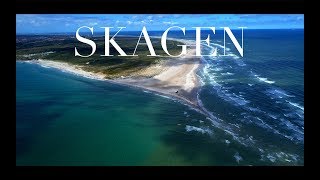 SKAGEN Denmark  where the Baltic meets the North Sea drone 4K [upl. by Rudolfo]