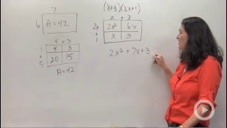 Multiplying Polynomials using Area Models [upl. by Ragde896]