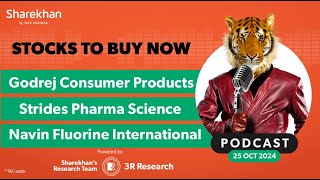 Stocks To Buy Now  GodrejConsumerProducts Ltd amp StridesPharmaScience Ltd  25th Oct 2024 [upl. by Ehcor]