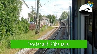 Bayerns Bahnverkehr Fenster auf Rübe raus [upl. by Delphinia240]