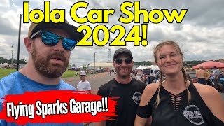 Iola Car Show 2024 With Flying Sparks Garage [upl. by Hazaki]