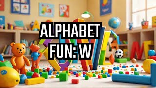 Learn Letter W with Fun Games amp Activities  Alphabet Learning for Kids  Kids Learning Time [upl. by Malas877]