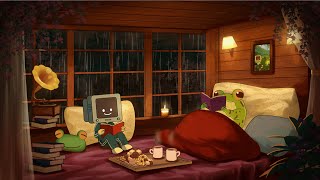 cozy lofi rain 🌧 calm your anxiety relaxing music chill lofi hip hop beats [upl. by Idak]