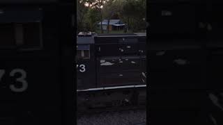 NS 1073 Penn Central rests in Augusta KS at sunset on the QCHILBE [upl. by Vary304]