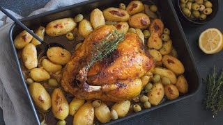 Poulet rôti et ses petites pommes de terre [upl. by Schmitz]