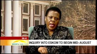 Inquiry into Eskom to begin midAugust [upl. by Elfie]