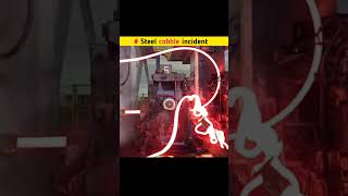 Why cobble happen in steel making process shorts factory making experiment metal workers [upl. by Arihs]