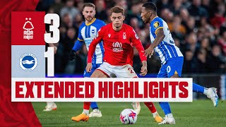 EXTENDED HIGHLIGHTS  NOTTINGHAM FOREST 31 BRIGHTON  PREMIER LEAGUE [upl. by Aseefan]