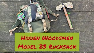 The Hidden Woodsmen Model 23 Rucksack REVIEW 2024 [upl. by Allerbag124]