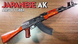 Tokyo Marui AKM GBBR Unboxing and Review in English [upl. by Anaerb]