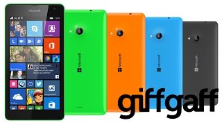 Microsoft Lumia 535 review  giffgaff [upl. by Amalberga]