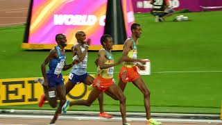 Mo Farahs Last Race  5k World Athletics Championships London 2017 [upl. by Anayik]