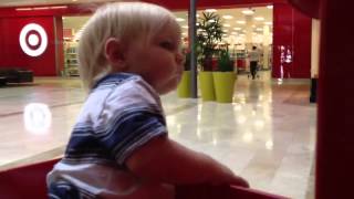 Baby Shane Riding the Train at the mall [upl. by Abigale528]