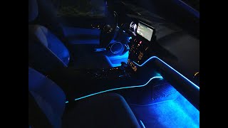 Mercedes w204 Ambient Light RGB Ambientebeleuchtung amp Fußraumbeleuchtung für wenig Geld [upl. by Audrye]